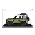 icuanuty Acrylic Display Case for Lego 42110 Technic Land Rover Defender, Dustproof Display Box for Models Collectables (Only Case) (2mm)