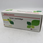 Compatible Office Depot HP 125A Magenta Toner Cartridge - CB541A
