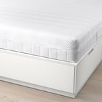 IKEA NORDLI sängstomme m förvaring och madrass 160x200 cm