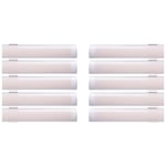 Aluminiumprofil för LED-list AGGE Corner, 100 cm, 10 st