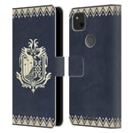 Head Case Designs Officially Licensed Monster Hunter World Ethnic Logos Leather Book Wallet Case Cover Compatible With Google Pixel 4a