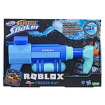 Super Soaker Nerf Roblox Car Crushers 2: Freeze Ray Water Blaster, Includes Code to Redeem Exclusive Virtual Item, Pump Action Soakage F3781 Multicolore