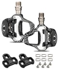 KOOTU Bike Pedals keo Road Bike Pedals 9/16" Universal Bicycle Pedals Cleats Set for KEO Clipless suitable for Road Bike Spin Bike MTB Indoor Bike (KEO - Carbon pattern)