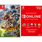Mario Strikers : Battle League Football (Nintendo Switch) + Switch Online - Abonnement 12 Mois (Code de téléchargement)