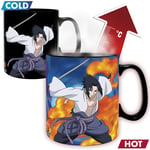 NARUTO SHIPPUDEN DUEL HEAT CHANGING COFFEE MUG CUP NEW WITH GIFT BOX