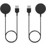 [2-pack, 1 meter] Laddare för Samsung Galaxy Watch 7/6/6 Classic/5/5 Pro/Ultra/FE, Galaxy Watch 4/3/Active 2/Active Snabbladdning