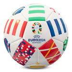 Hy-Pro Ballon de Football Euro 2024 - Taille 5 - Licence Officielle - UEFA - Entraînement - Match - Produit de Collection pour Enfants et Adultes