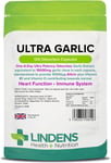 Lindens Ultra Garlic Odourless Capsules - 120 Pack - Including Vitamin B1 and D