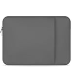 Shot Case - Pochette 15" pour Mac PC Housse Protection Sacoche Ordinateur Portable Tablette 15 Pouces (Couleur Gris)