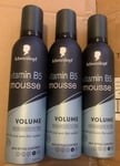 Schwarzkopf Styling Volume Lift Hair Mousse, Volumising with Hold, 250 ml 3 Pk