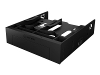 ICY BOX IB-5251 - Adapter för lagringsfack - 5,25 till 1 x 3,5 tum och 2 x 2,5 tum - svart
