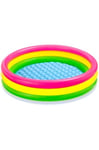 Intex 57422 3-Hoop Inflatable Paddling Pool 147 x 33 cm multicoloured