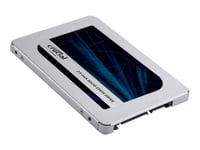 Crucial MX500 - SSD - chiffré - 250 Go - interne - 2.5" - SATA 6Gb/s - AES 256 bits - TCG Opal Encryption 2.0
