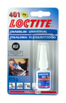 Loctite Snabblim 401, allround, tunn, 5 g