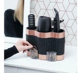 Minky Styling Dock Station Hair Straighteners Tongs Hairdryer Storage Rose Gold
