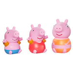 TOMY Toomies Peppa Pig, Mummy Pig, Eclabousseurs de bain Peppa & George, Jouets de bain pour bébés, Jouets de bain pour enfants, Accessoires de bain, Convient aux enfants de 18 mois, 2, 3 et 4 ans