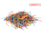 1000pcs Colored Craft Match Sticks Multi-color Red Blue Green Ye One Size