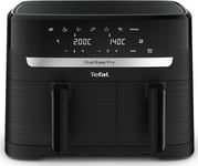 Tefal Easy Fry Ey901n, Varmluftsfritös, 8,3 L, Dubbel, Svart, Röra, Fristående