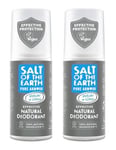 Salt Of The Earth Pure Armour Natural Deodorant Vetiver + Citrus 100ml Pack Of 2