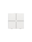 Niko-Servodan 4-fold push button for niko home control white