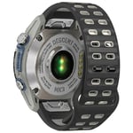 Garmin Fenix 8 47mm/7/6/6Pro etc. Tvåfärgat klockarmband i silikon - Grå