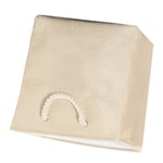 (Beige)Cloth Laundry Basket Cotton Cloth Hard EVA Interior Foldable TD