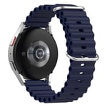 Myk silikon Smartwatch-klokkerem for Polar Ignite/Ignite2/Galaxy Watch 5, etc - Blå