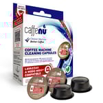 Rengörings-kapslar - Caffenu - 4 kapslar till Lavazza A Modo Mio