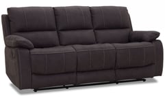 Hagagruppen - Texas 3-sits Soffa med Recline Grått Tyg