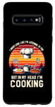 Coque pour Galaxy S10 I Might Look Like I'm Listening To You Cooking Chef Cook