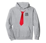 Home Office Outfit Tie Working From Home Homeschooling Pullover Hoodie