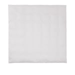 Ogland - Naked Percale Double Duvet Cover - Mist Grey 200x220 - Påslakan - Emma Hedberg - Grå