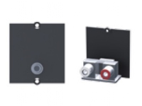 Bachmann Custom module - Modulares Faceplate-Snap-In - Mini-Phone Stereo 3,5 mm - Schwarz (917.023)