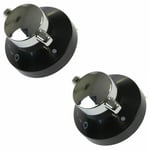 FITS NEW WORLD 444441153 STOVES 050554041 050560033 GAS HOB CONTROL KNOB 2 PACK