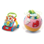 Vtech 505603 Baby Walker, Multi-Coloured, Multicolor & VTech Crawl & Learn Baby Activity Ball, Baby Play Centre, Educational Baby Musical Toy, Sound Toy for Babies & Toddlers from 6 Months+