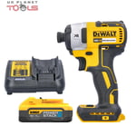 Dewalt DCF887 18V XR Brushless Impact Driver With 1 x 5.0Ah Battery & Charger