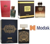 Modak 3 Pack Mens Perfume King of OUD,Vanilla Tobacco Blend,The Kings Crow 100ml