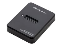 Qoltec - Ssd-Dockningsstation - Fack: 1 - M.2 - M.2 Card (Pcie Nvme & Sata) - Usb 3.1 (Gen 2) - Svart