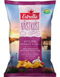 Estrella Västkust Chips med Vitløk, Gressløk og Chili 180 gram