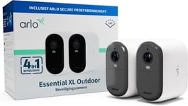Arlo Essential HD XL trådlös övervakningskamera för bekvämlighet - 2 IP-kameror