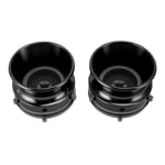 1/4 10 tum Universal Lastningsenhet NAB Hub Adapter för Studer ReVox för Akai för Teac 2 st Svart