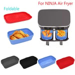 Cooking Silicone Pot Heating Baking Pan Baking Basket For NINJA Air Fryer