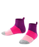 FALKE Unisex Kids Colour Block K HP Cotton Grips On Sole 1 Pair Grip socks, Pink (Crocus 6962), 9-11.5