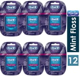 12 x Oral B 3D White Luxe Premium Floss 35m |  Radiant Mint Flavour