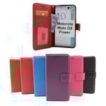 New Standcase Wallet Motorola Moto G8 Power Ljusblå