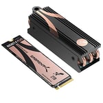 SABRENT M.2 NVMe SSD 2To Gen4 avec dissipateur thermique, SSD interne 7100Mo/s en lecture, disque dur interne PCIe 4.0 pour les joueurs, compatible avec Playstation 5 laptop, Desktop (SB-RKT4P-2TB)