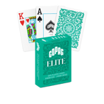 1546 Elite Poker size Jumbo index playing cards - Green