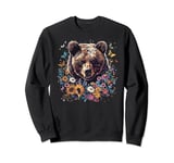 Grizzly Bear Lover National Park Wilderness Wildlife Nature Sweatshirt