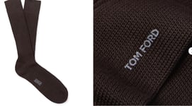 Tom Ford Men's Iconic Cult Business Casual Socks Cotton New 41-43