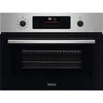Zanussi Series 60 Combi Built In Oven ZVENM6XN, 43 L Capacity, Fast Heat-Up, Convection & Microwave, Grill Function, Anti-tip Shelves, LED Display, Child Lock, Stainless Steel